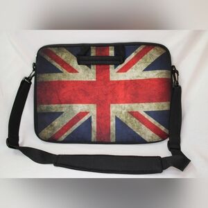 Union Jack Laptop Messenger Bag